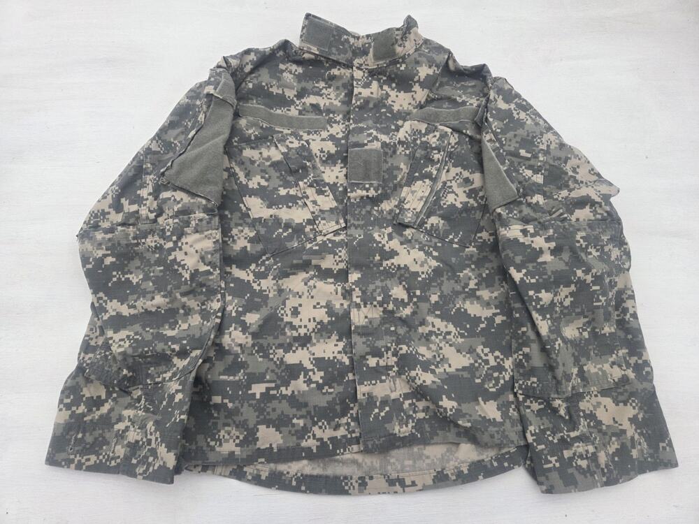 ACU X-Small Short Army Coat Jacket Digital Camo Ripstop Combat Insect Repellent